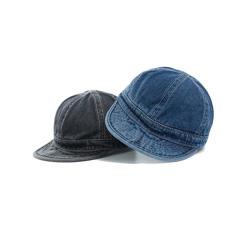 Wild Spirit Men's Denim Short Brim Baseball Cap – view 2