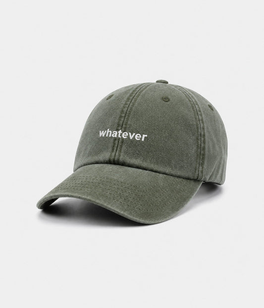 Whatever Men's Embroidered Washed Cotton Baseball Cap – view 2